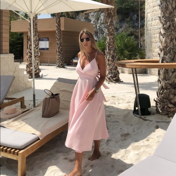 NWT Zara Wrap Front Swing Dress - Picture 16 of 16